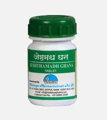 jeshthamadh ghana 60tab upto 20% off chaitanya pharmaceuticals